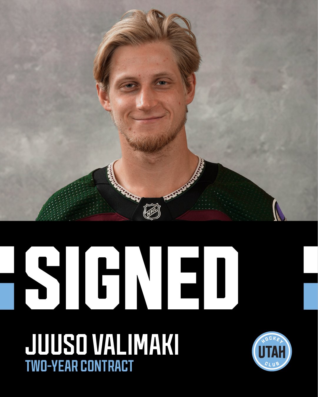 Utah Signs Juuso Välimäki to Two-Year Contract