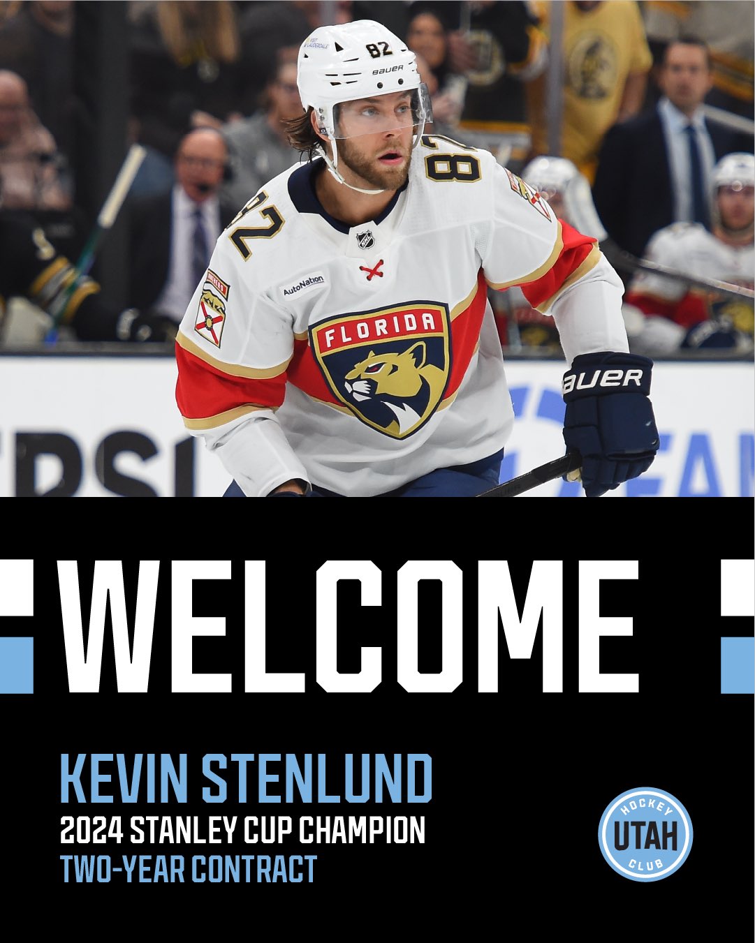 Utah Signs Kevin Stenlund to Two-Year Contract