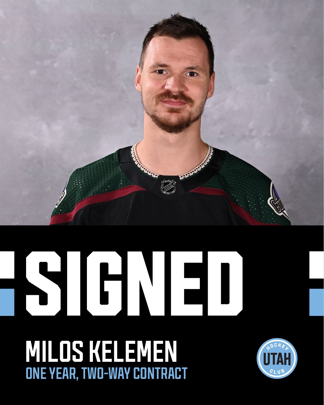 Utah Signs Milos Kelemen to One-Year, Two-Way Contract