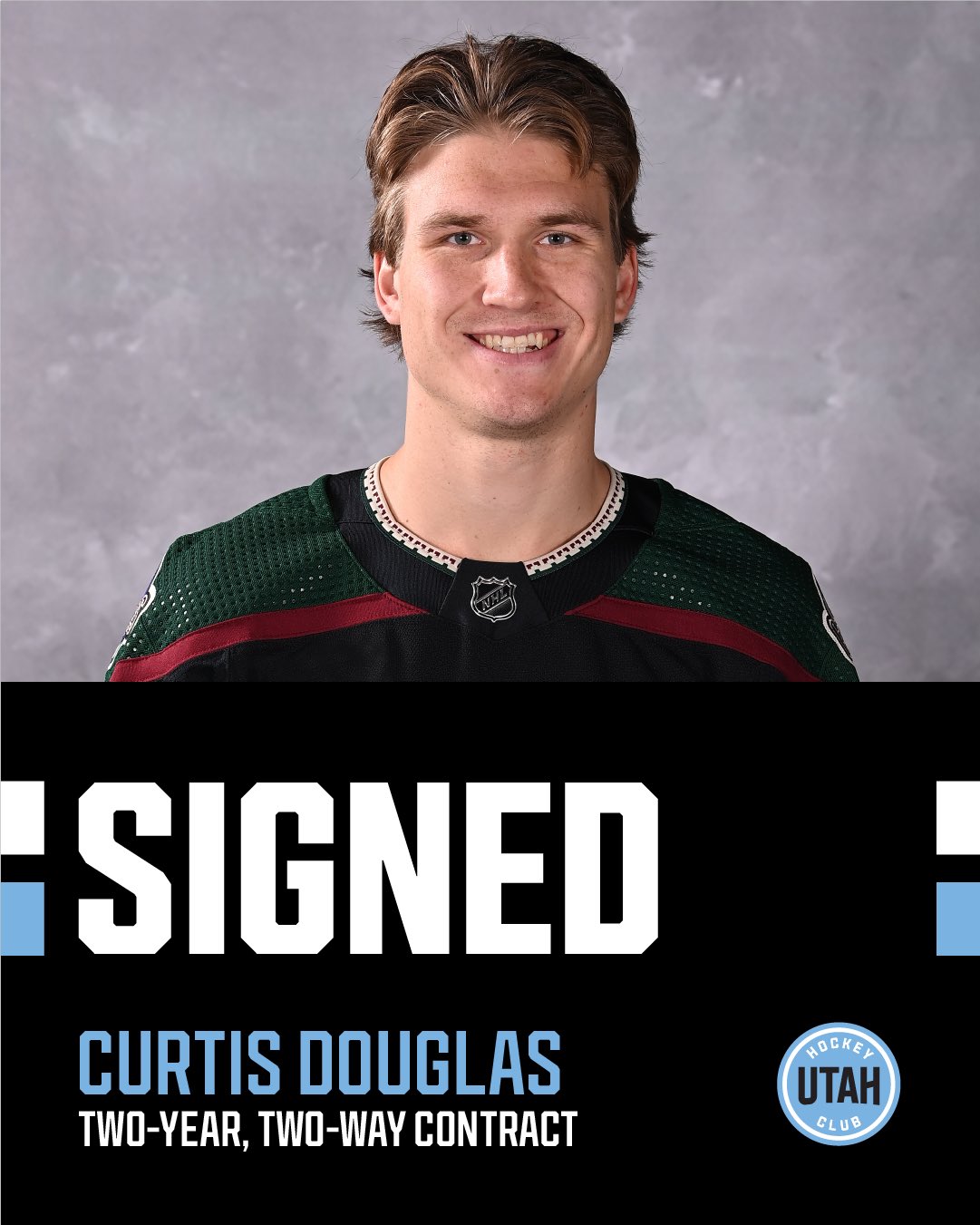 Utah Signs Curtis Douglas to Two-Year, Two-Way Contract