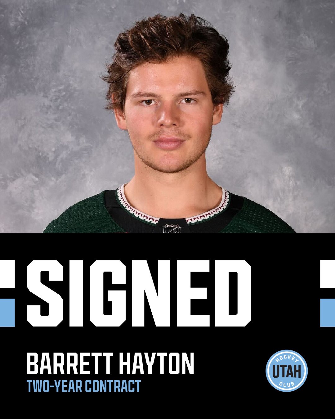Utah Signs Barrett Hayton to Two-Year Contract