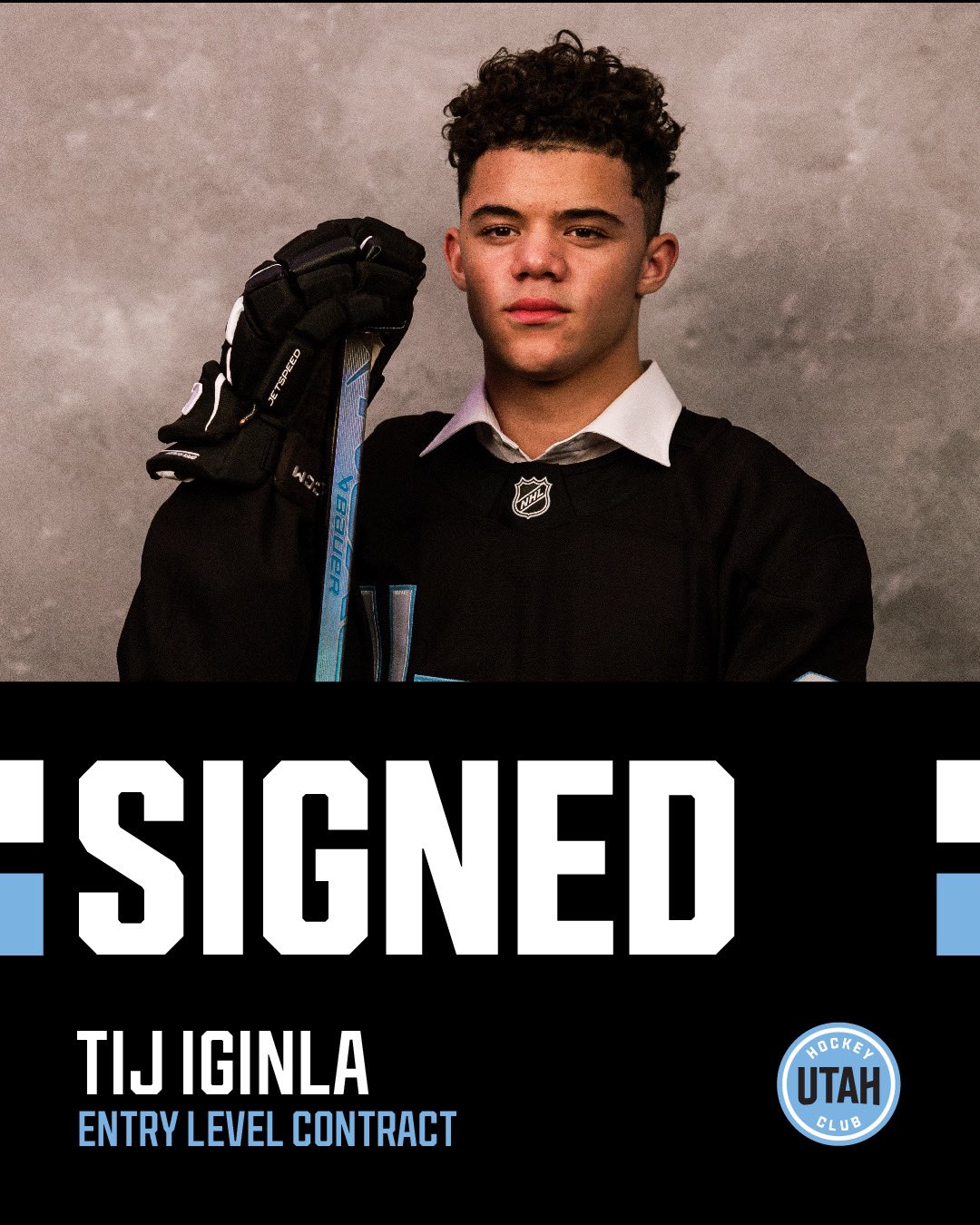 Utah Signs Tij Iginla to Entry-Level Contract