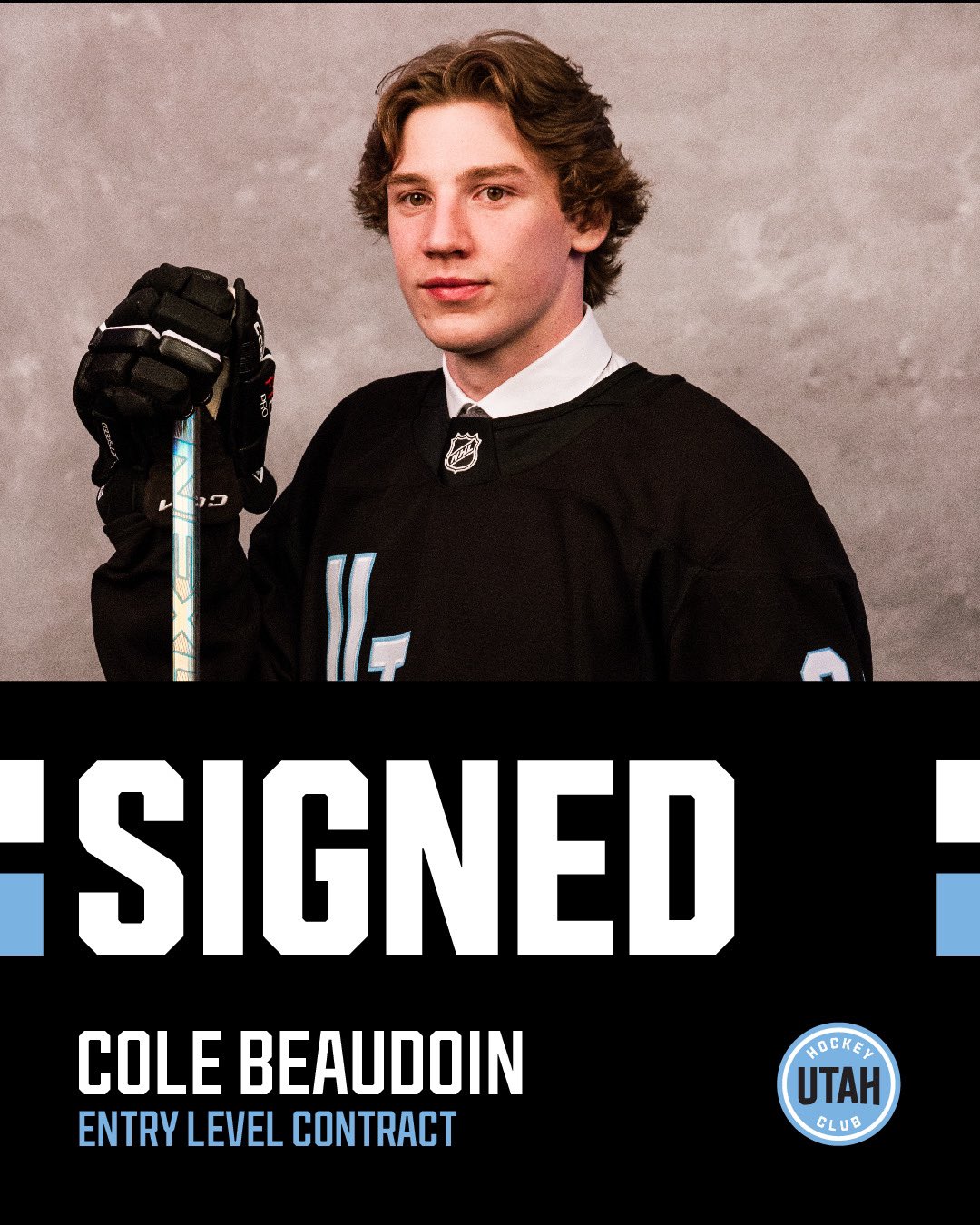 Utah Signs Cole Beaudoin to Entry-Level Contract