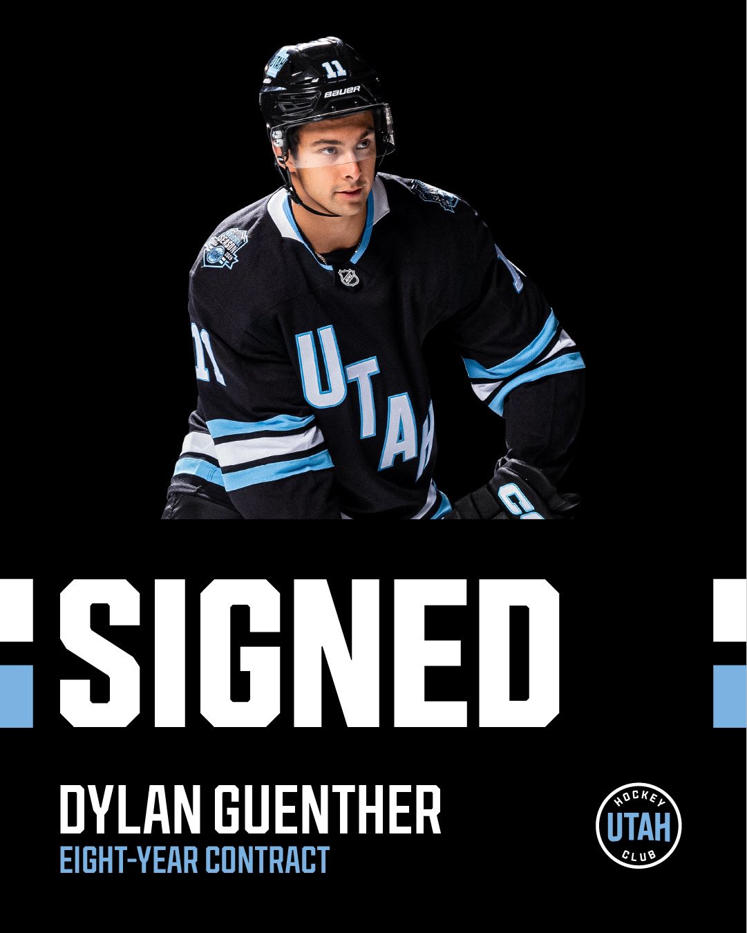 Utah Signs Dylan Guenther to Eight-Year Contract