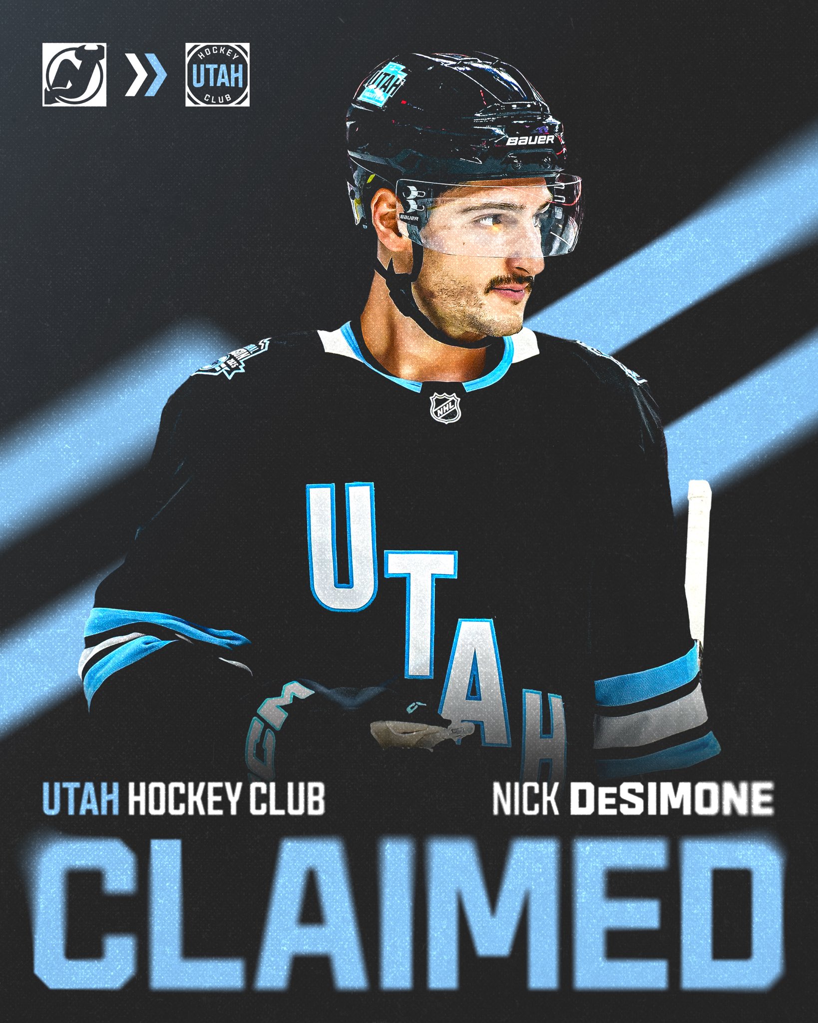 Utah Claims Nick DeSimone Off Waivers from New Jersey