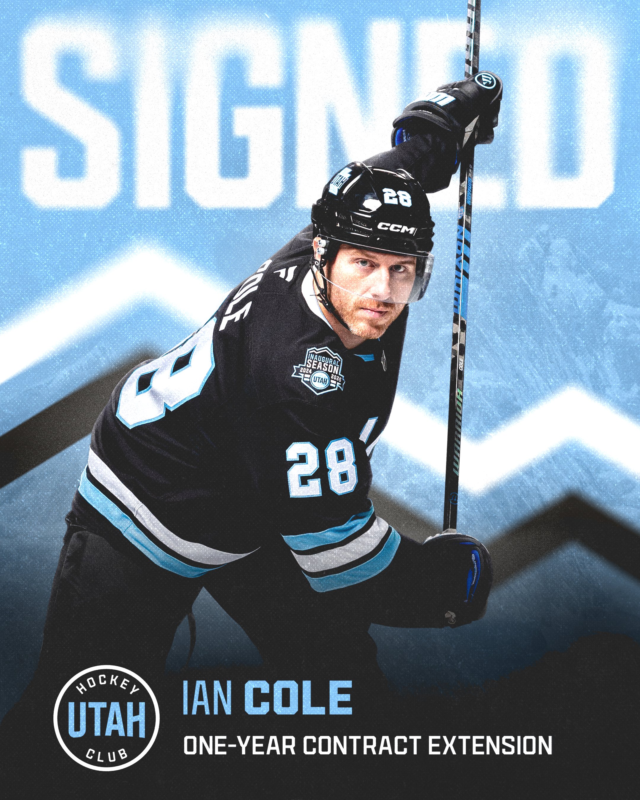 Utah Signs Ian Cole to One-Year Contract Extension