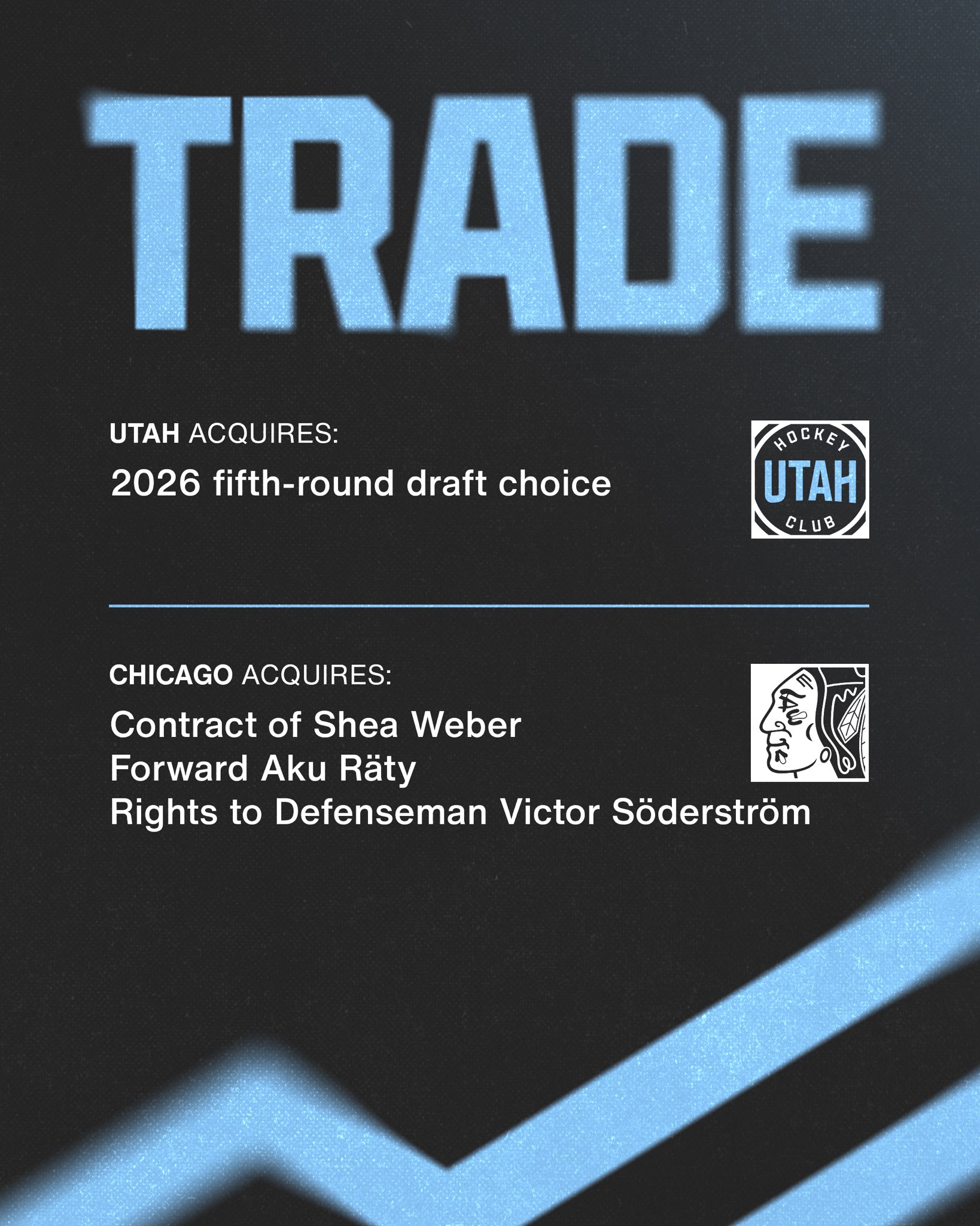 Utah Acquires 2026 Fifth-Round Pick from Chicago