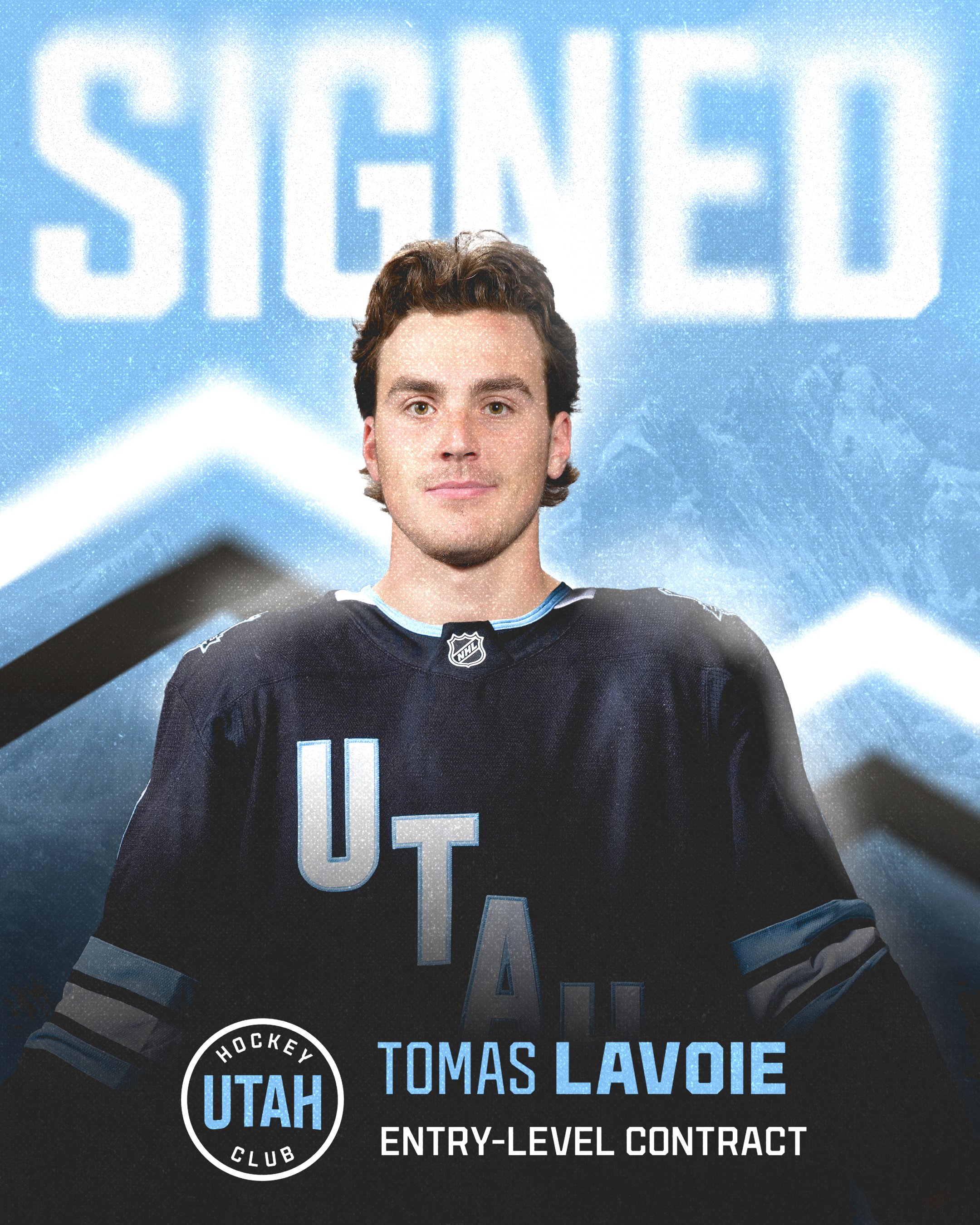 Utah Signs Tomas Lavoie to Three-Year, Entry-Level Contract
