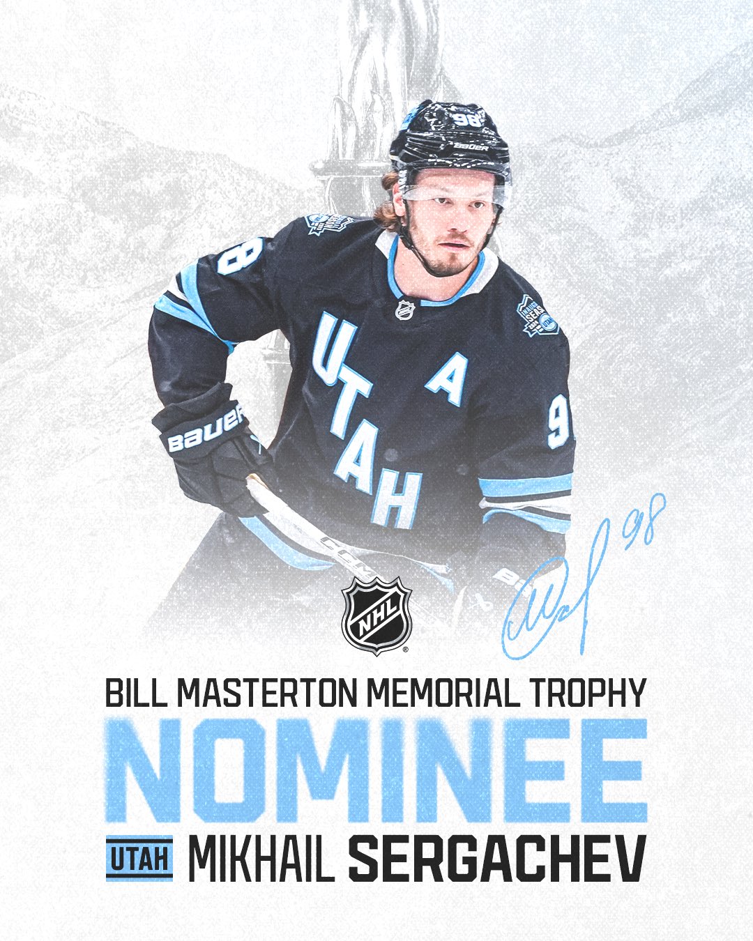 Mikhail Sergachev Named 2024-25 Masterton Trophy Nominee