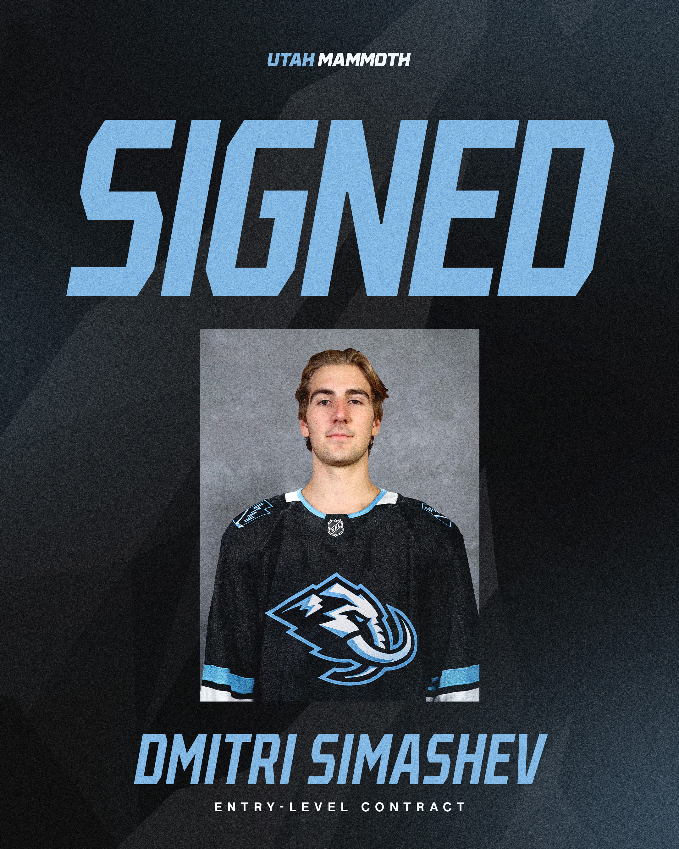 Utah Signs Dmitri Simashev to Three-Year, Entry-Level Contract