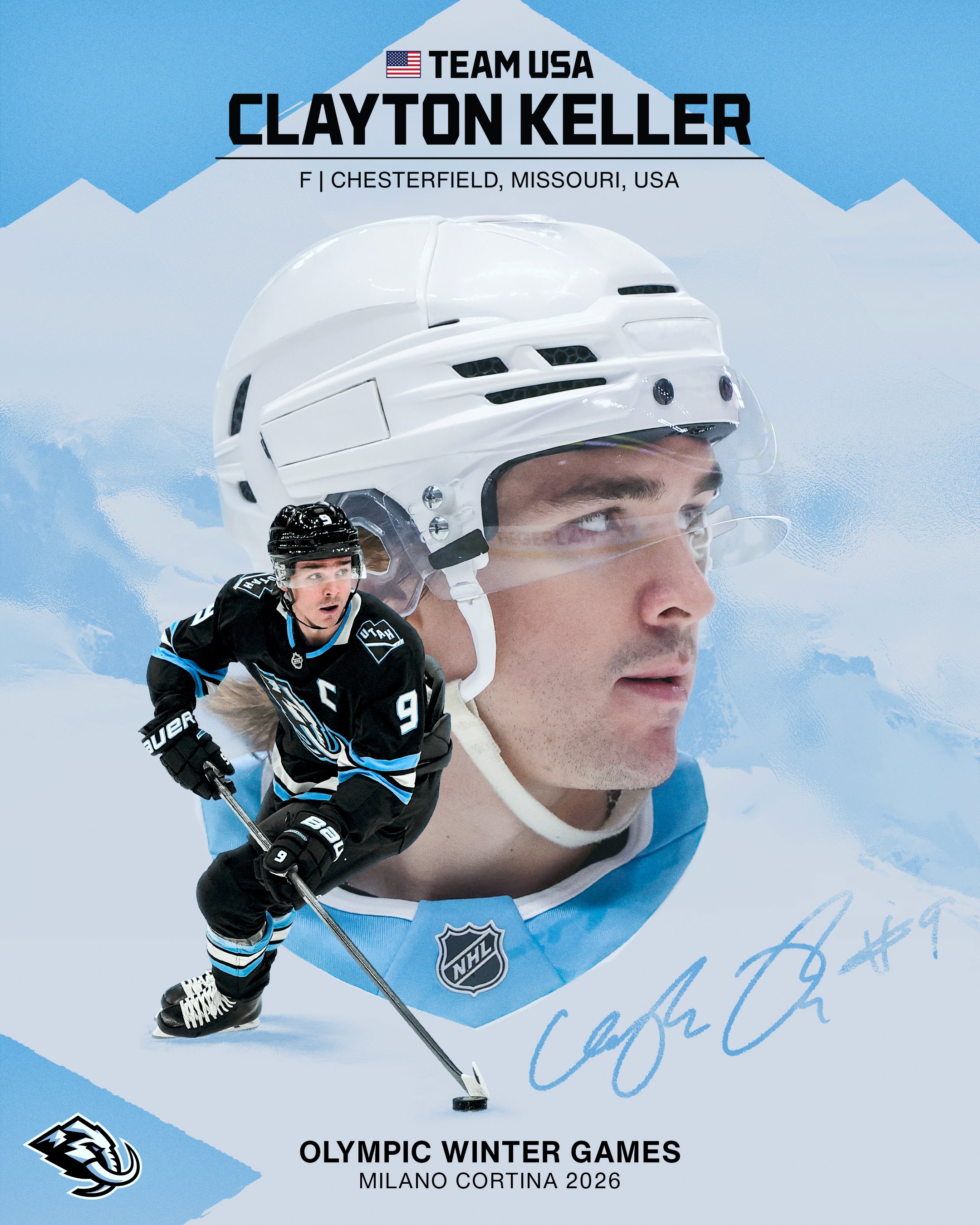 Clayton Keller to Represent United States at Winter Olympic Games