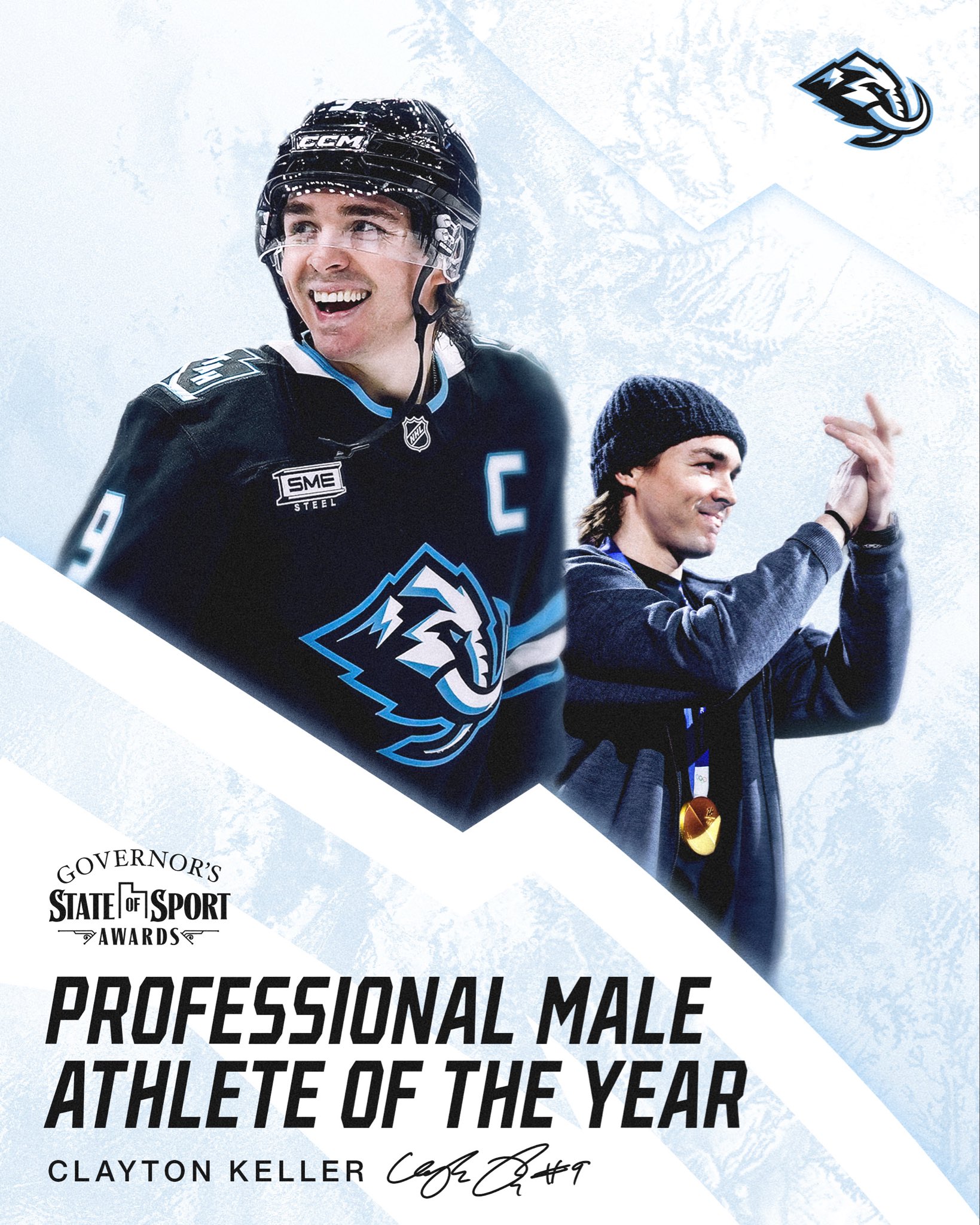 Clayton Keller Named Utah Sports Commission Pro Male Athlete of the Year