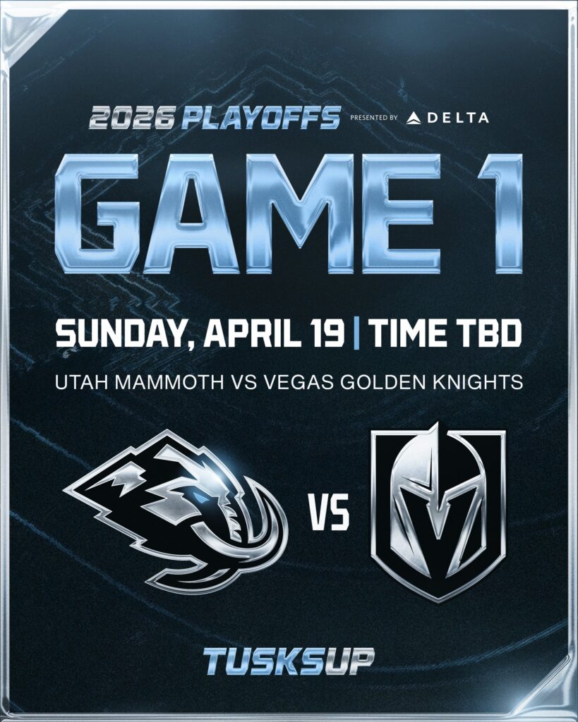 Game 1 of Mammoth/Golden Knights Series Set for Sunday