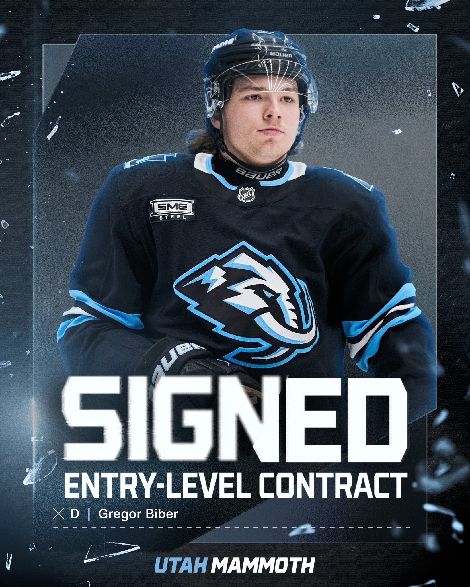 Utah Signs Gregor Biber to Three-Year, Entry-Level Contract